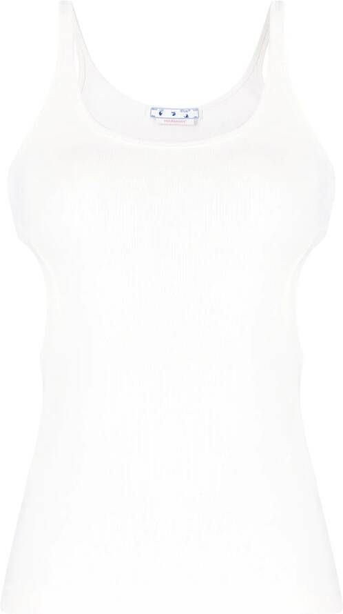 Off-White Hemd met uitgesneden detail Wit