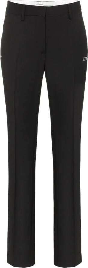 Off-White High-waist broek Zwart