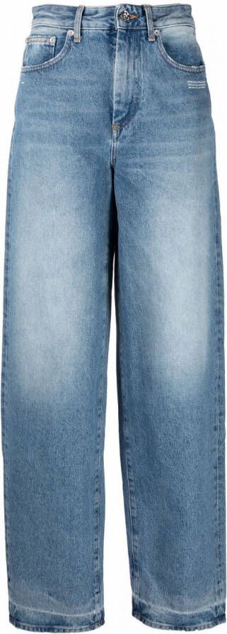 Off-White High waist jeans Blauw