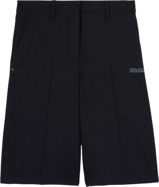 Off-White High waist shorts Zwart