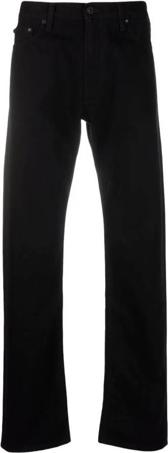 Off-White Jeans met diagonale streep Zwart