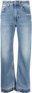 Off-White Jeans met logopatch Blauw
