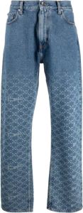 Off-White Jeans met monogram Blauw