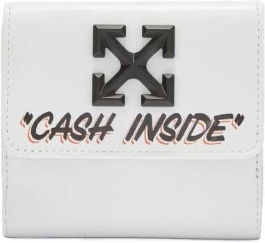 Off-White Jitney portemonnee Wit