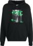 Off-White Katoenen hoodie Zwart - Thumbnail 1