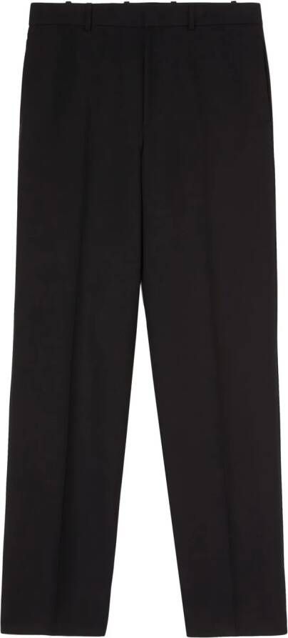 Off-White Katoenen pantalon Zwart