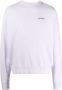 Off-White Katoenen sweater Paars - Thumbnail 1