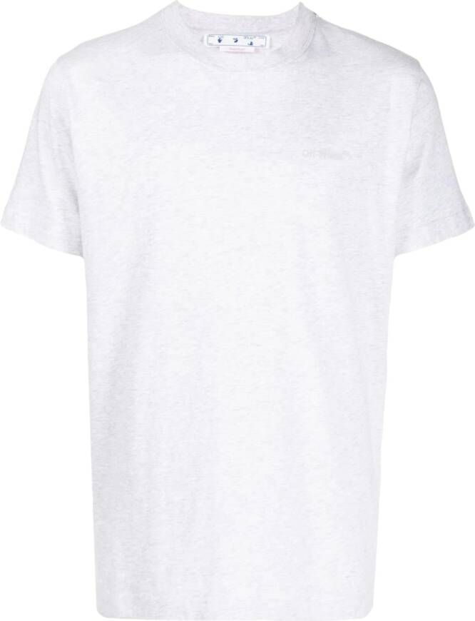 Off-White Katoenen T-shirt Grijs