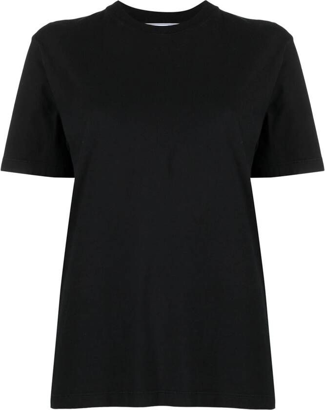 Off-White Katoenen T-shirt Zwart