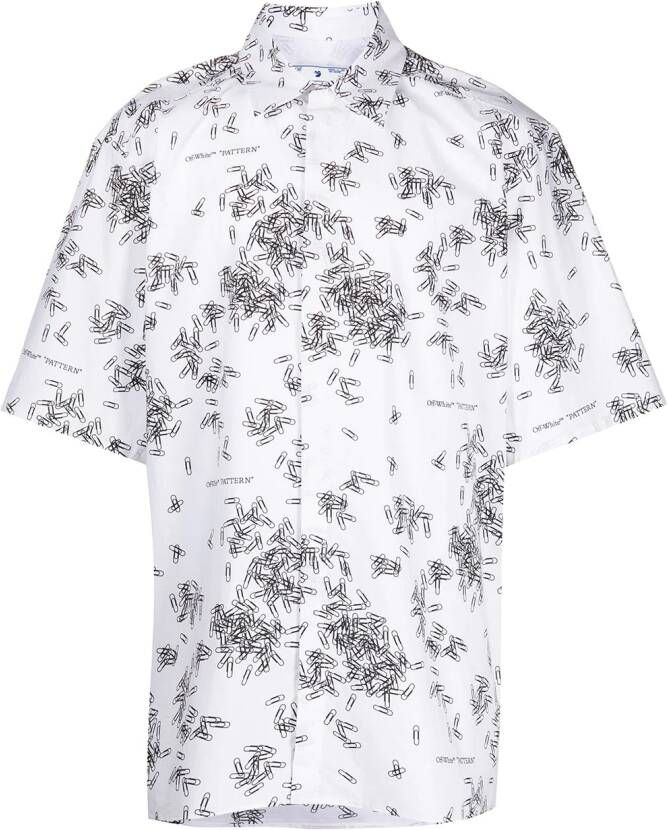 Off-White Overhemd met print Wit