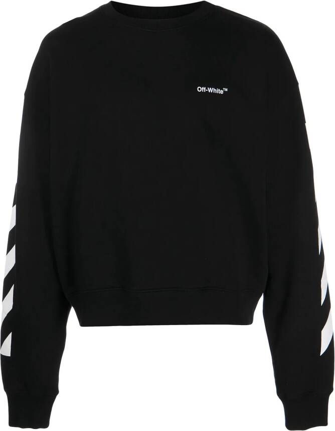 Off-White Oversized sweater Zwart