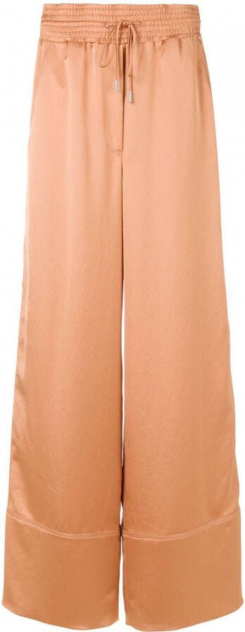 Off-White Palazzo broek Beige