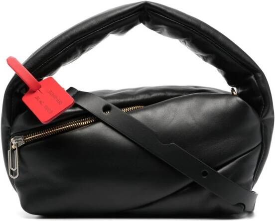 Off-White Pump gewatteerde shopper Zwart