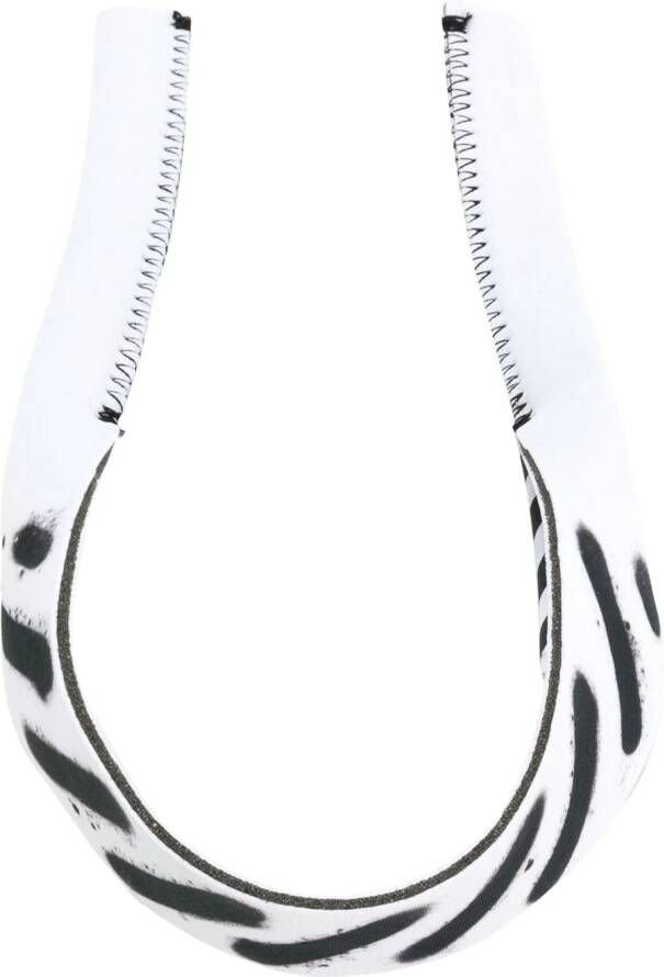 Off-White Eyewear Riem met graffiti-print Wit