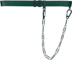 Off-White Riem met ketting Groen