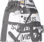 Off-White Rok met grafische print Zwart - Thumbnail 1
