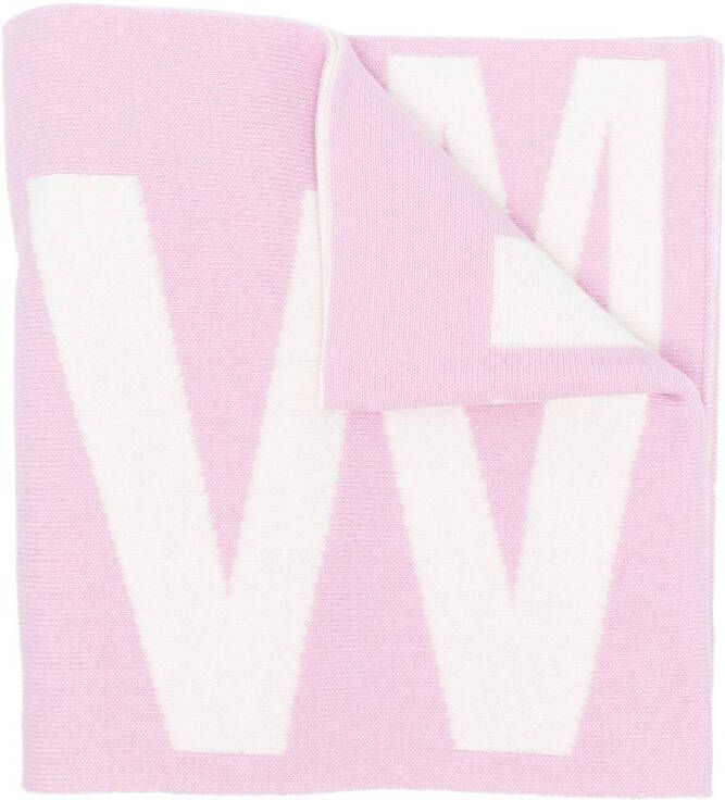 Off White Winter Scarves Paars Dames