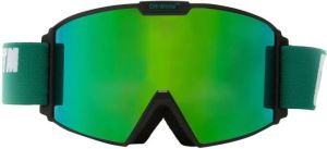 Off-White Skibril met spiegelende glazen Groen