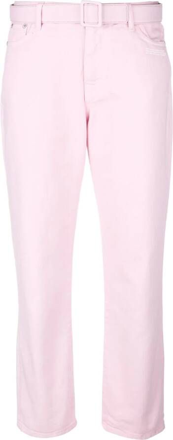 Off-White skinny jeans Roze