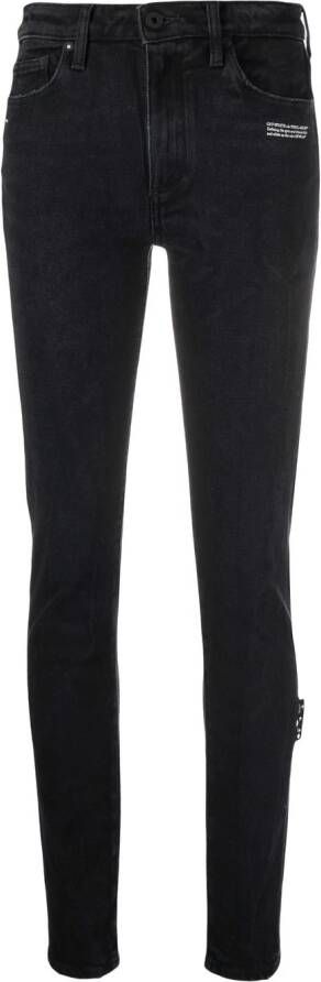 Off-White Skinny jeans Zwart