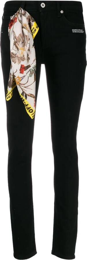 Off-White Skinny jeans Zwart