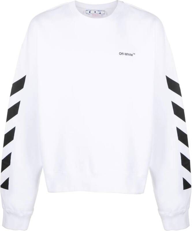 Off-White Sweater met logoprint Wit