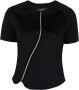 Off-White T-shirt met logo Zwart - Thumbnail 1