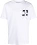 Off-White T-shirt met pijlprint Wit - Thumbnail 1