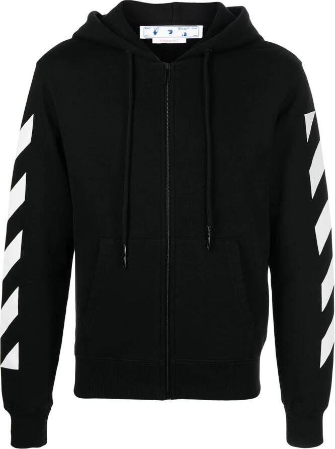 Off-White Hoodie met Arrowsprint Zwart
