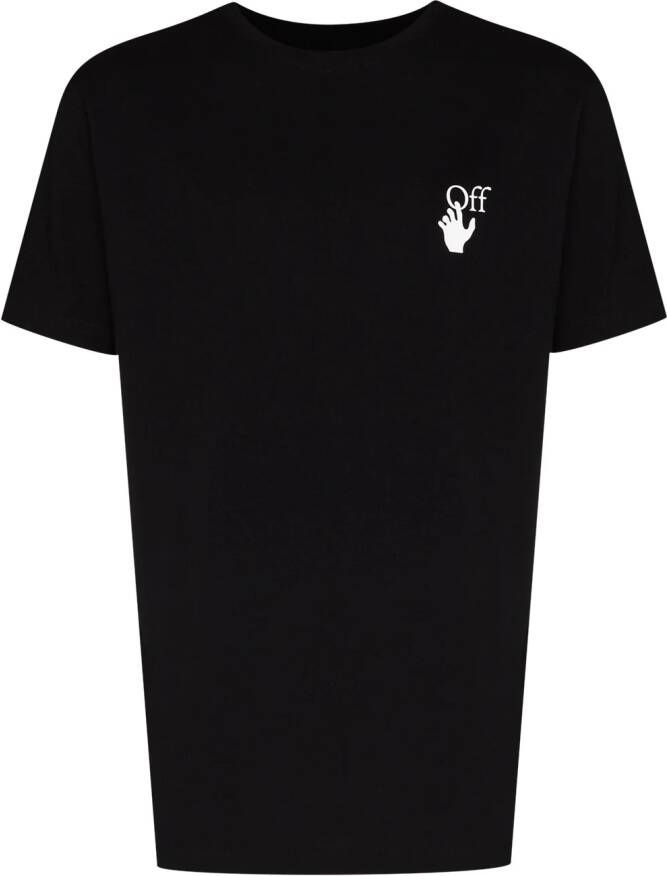 Off-White T-shirt met print Zwart