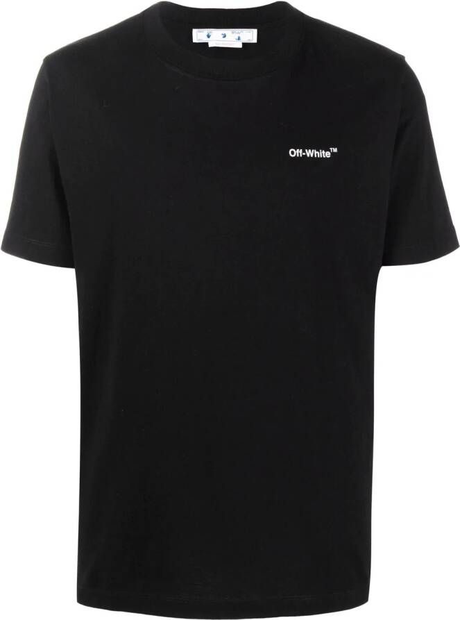 Off-White T-shirt met print Zwart