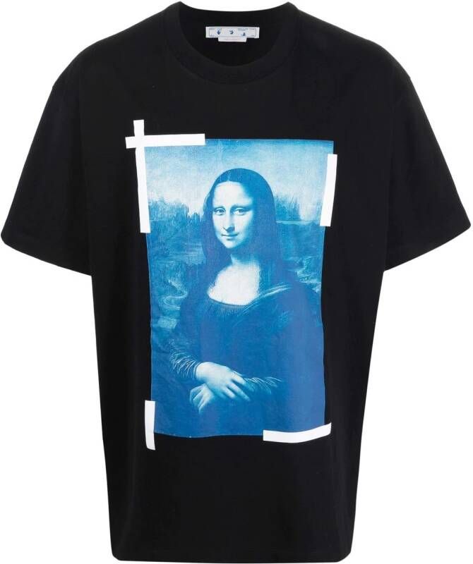 Off-White T-shirt met print Zwart
