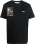 Off-White T-shirt met print Zwart - Thumbnail 1