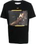 Off-White T-shirt met print Zwart - Thumbnail 1