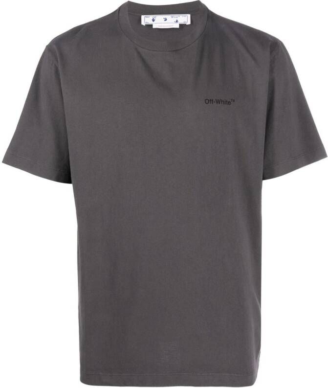 Off-White T-shirt met print Zwart