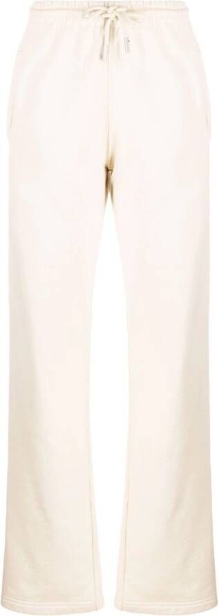 Off-White Trainingsbroek met logostreep Beige