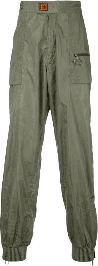 Off-White Trainingsbroek met logo Groen