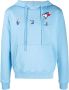 Off-White x MBL Blue Jays hoodie met logoprint Blauw - Thumbnail 1