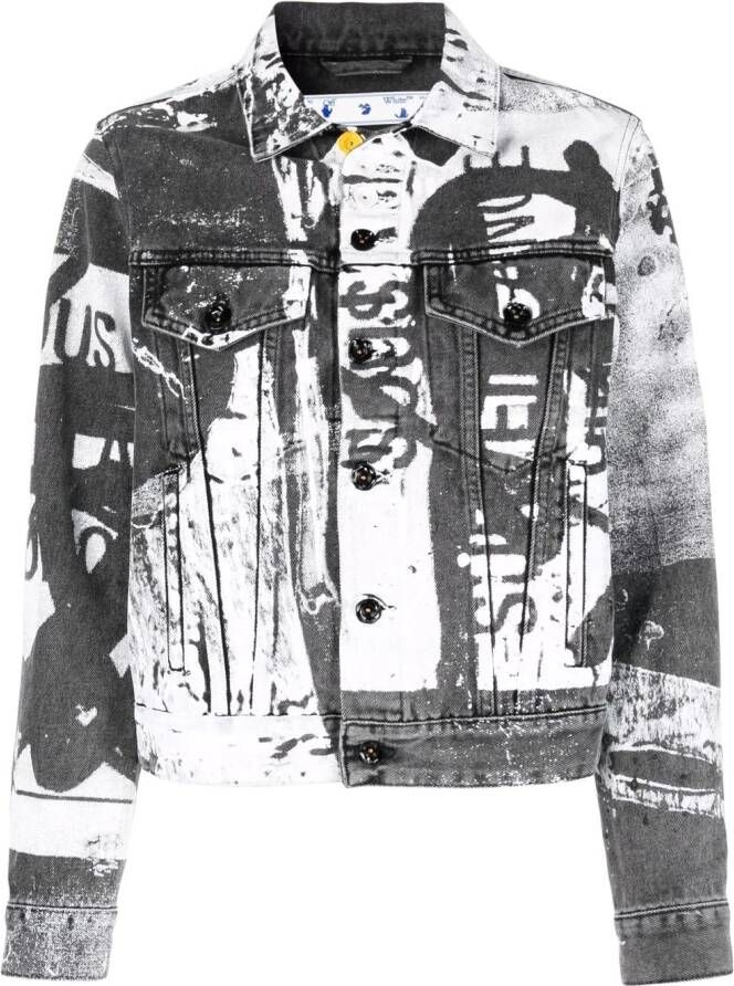Off-White x Pablo Tomek denim jack Zwart
