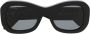 Off-White Eyewear Zonnebril met ovaal montuur Zwart - Thumbnail 1