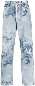 Off-White Jeans met print Blauw