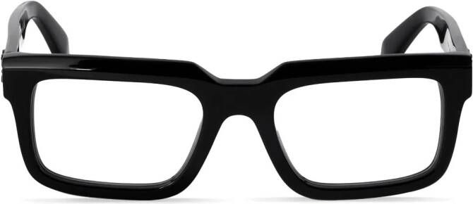 Off-White Optical Style 42 bril met vierkant montuur BLACK BLUE BLOCK