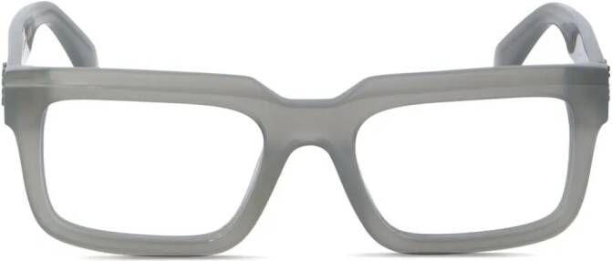 Off-White Optical Style 42 bril met vierkant montuur Grijs