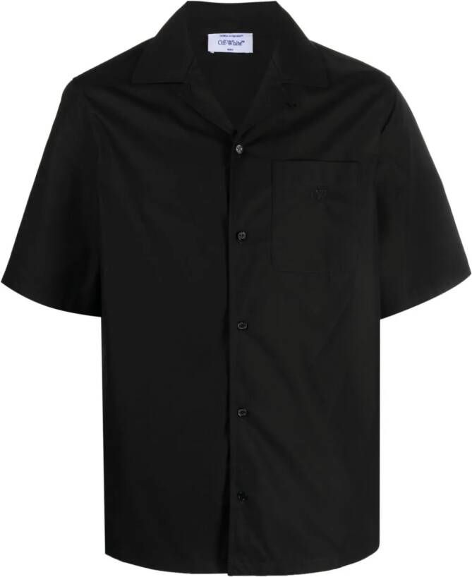 Off-White Overhemd met print Zwart