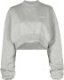 Off-White Sweater met oversized mouwen Grijs - Thumbnail 1