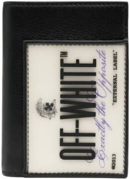 Off-White Portemonnee met logoprint Zwart