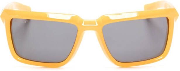 Off-White Portland zonnebril met vierkant montuur Oranje