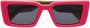 Off-White Eyewear Tweekleurige zonnebril Roze - Thumbnail 1