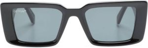 Off-White Savannah zonnebril met rechthoekig montuur Zwart