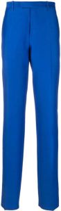 Off-White side-stripe tailored trousers Blauw